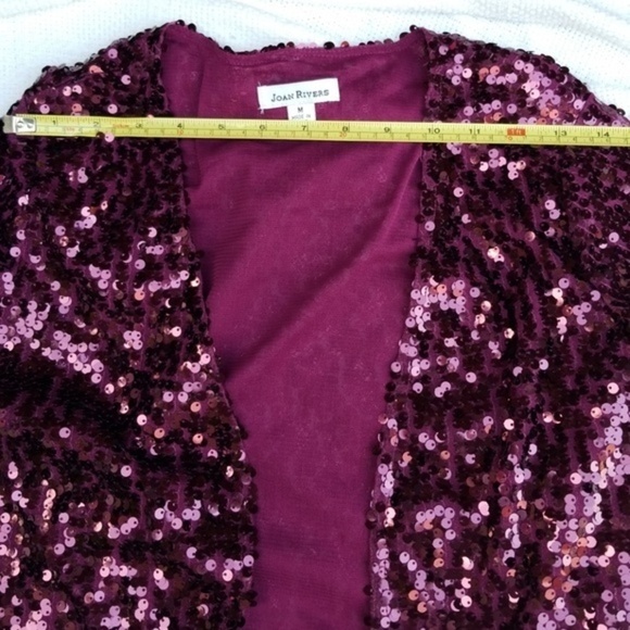 Vintage Joan Rivers sequin bolero jacket M - Picture 5 of 8